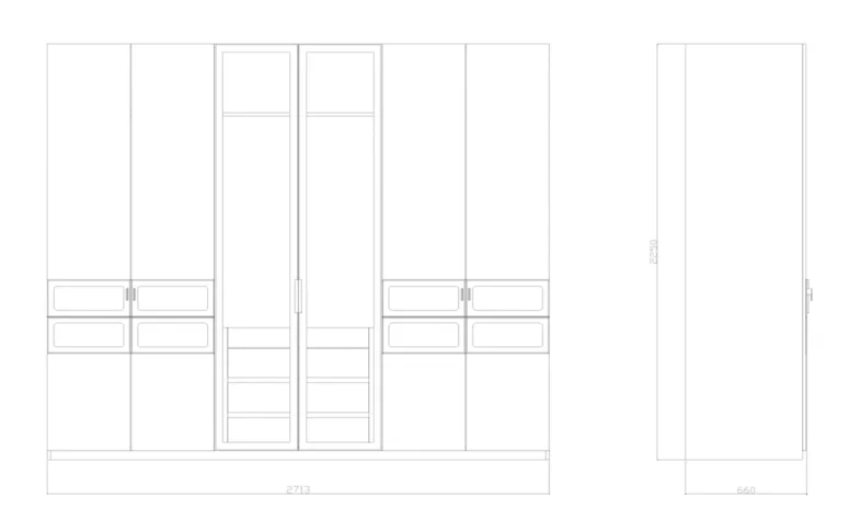 Armoire 6 portes Dante — photo 3