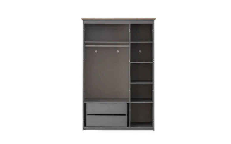 Armoire gris 3 portes Petra — photo 2