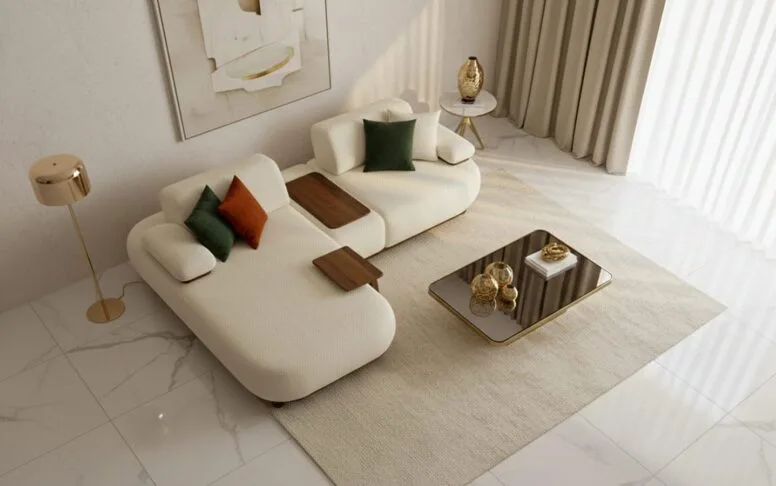 Ensemble d'angle Como (180×280 cm)