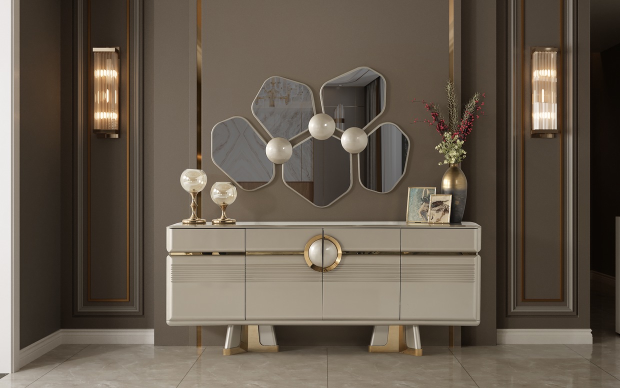 Zurich Luxe Buffet et Miroir — deuxième photo