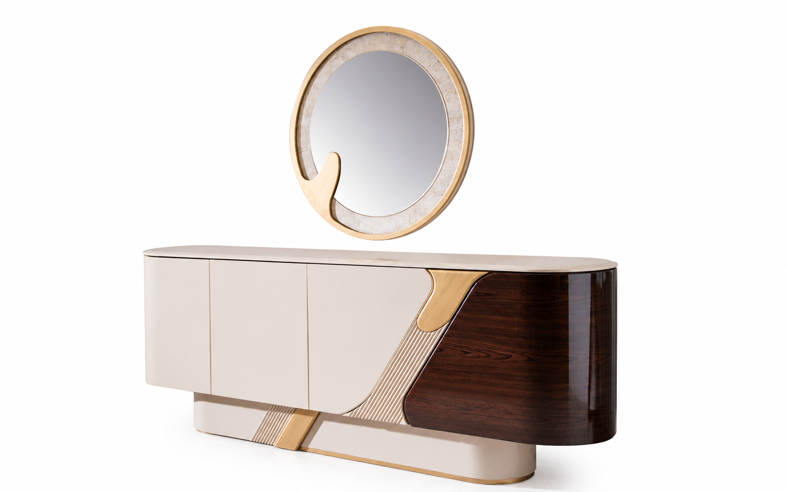 Cies Luxe Buffet et Miroir