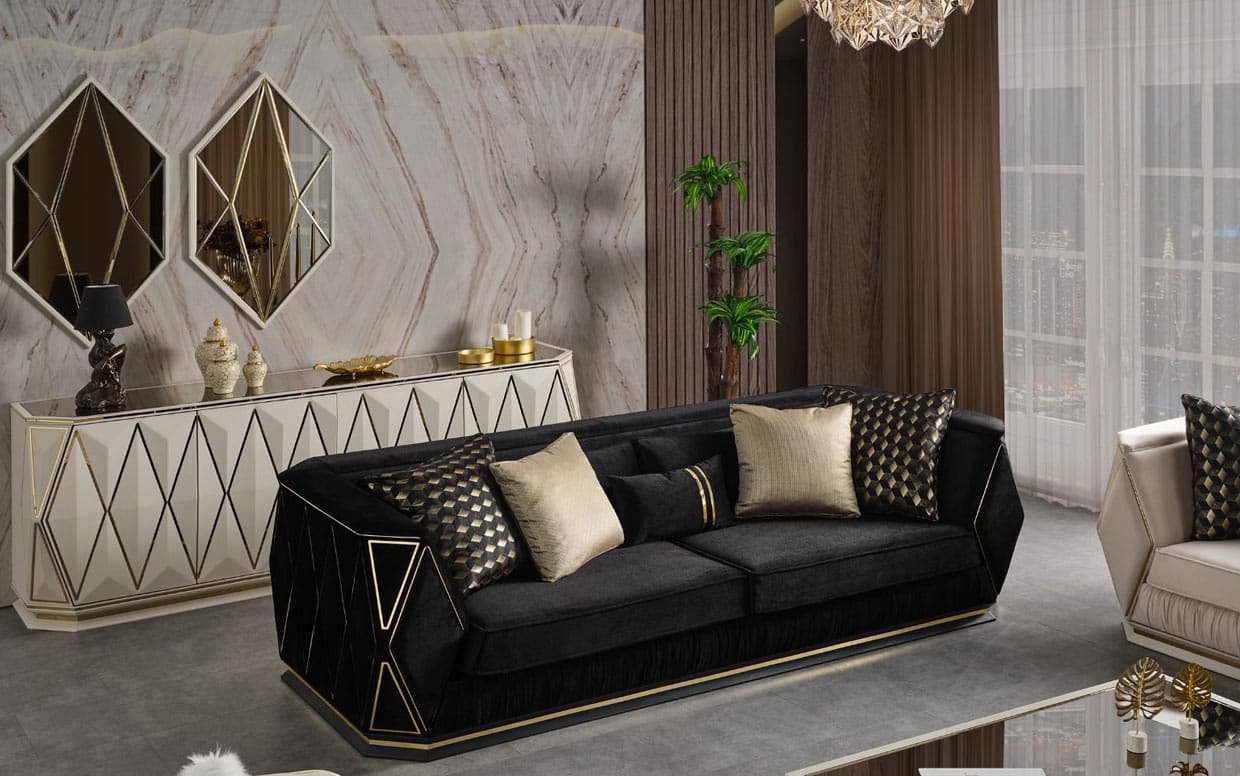 diamond koltuk takimi 2 1 | Özbay Furniture Maroc