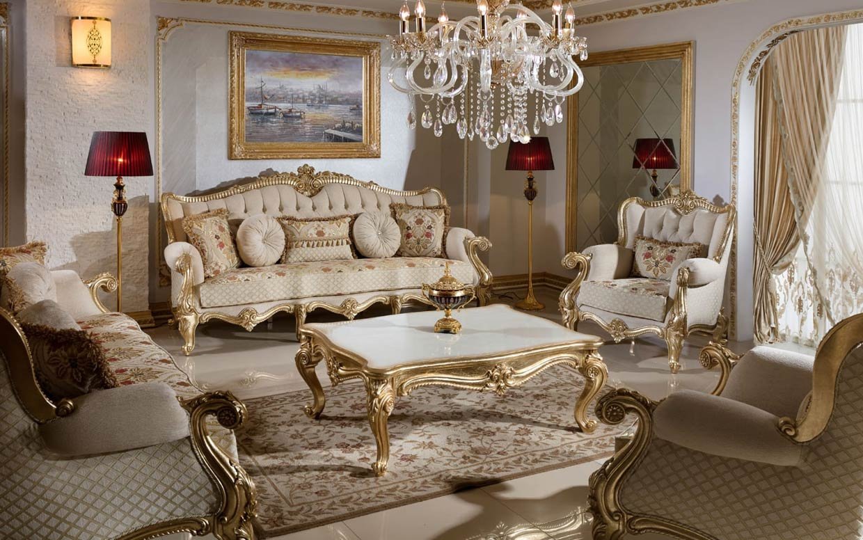 inci klasik koltuk takimi 21 | Özbay Furniture Maroc