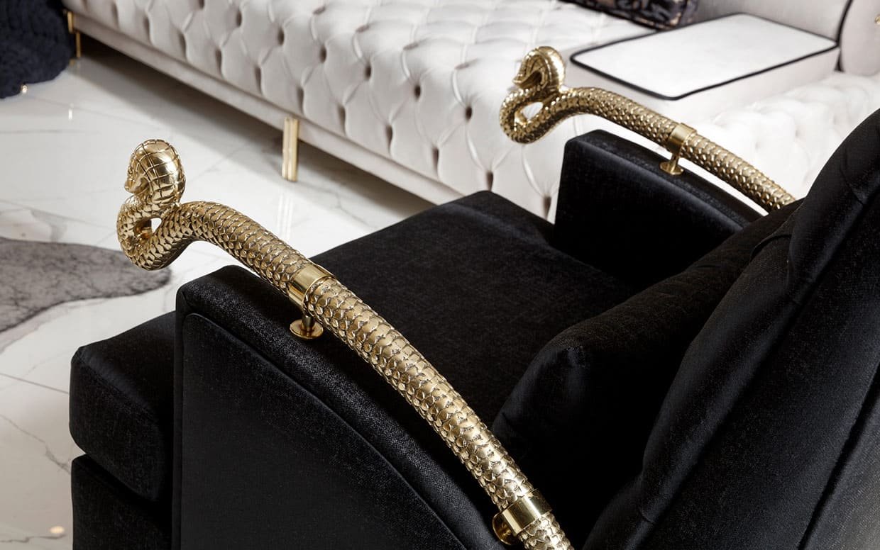 medusa luxury koltuk takimi 10 | Özbay Furniture Maroc