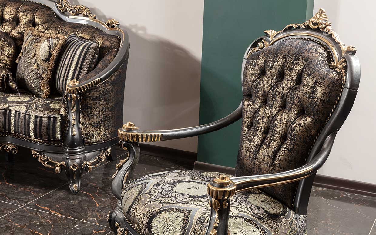 ozg abuja klasik koltuk takimi 2 | Özbay Furniture Maroc