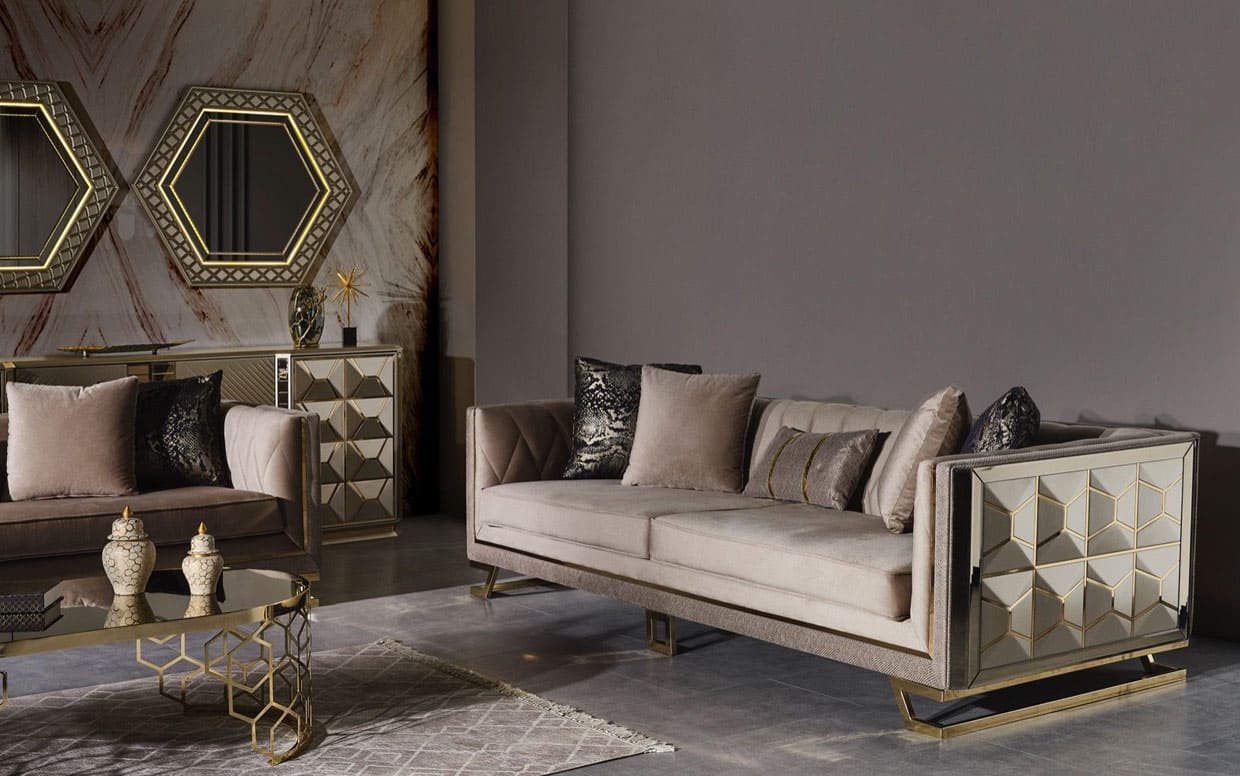 prada koltuk takimi 2 | Özbay Furniture Maroc