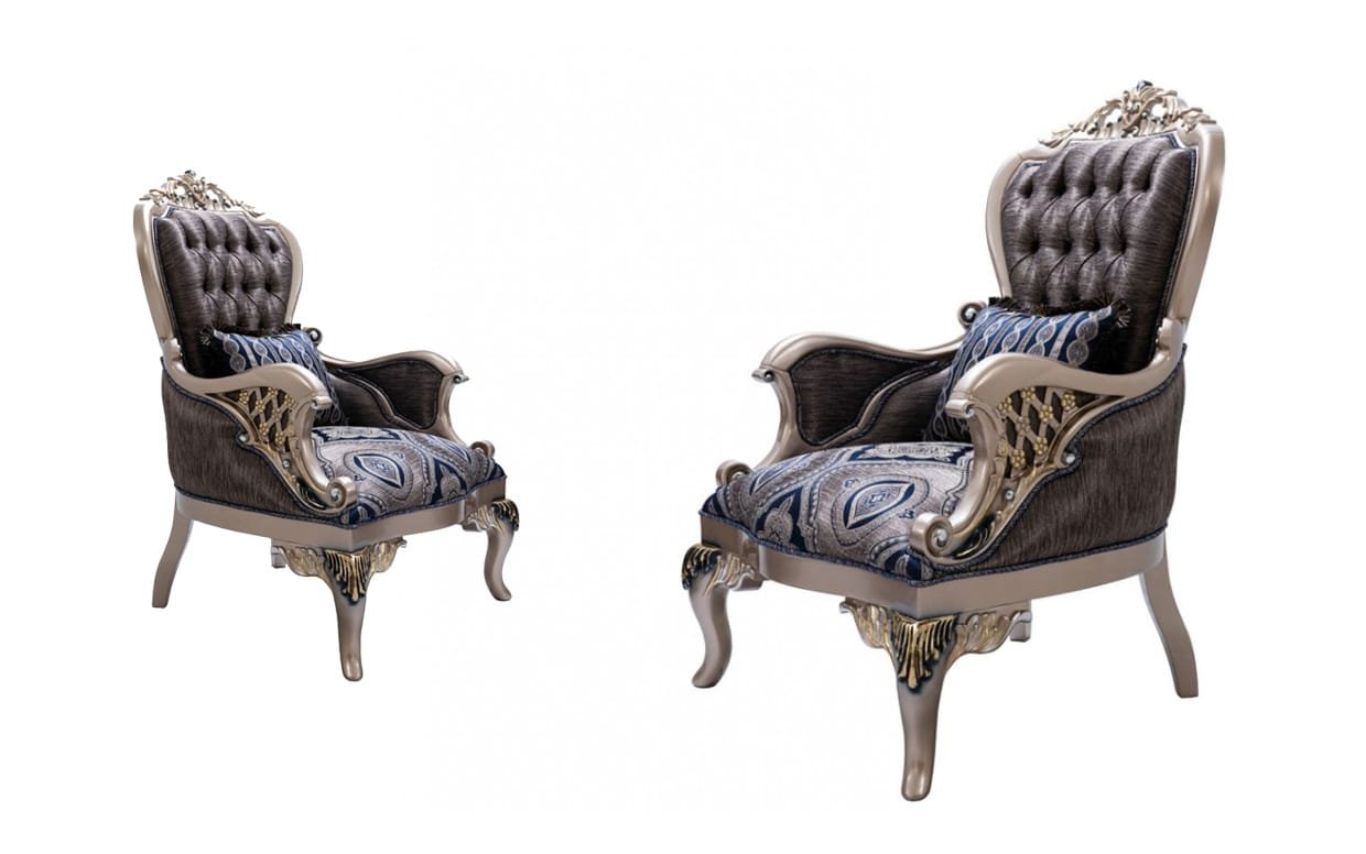 prenses klasik koltuk takimi 5 | Özbay Furniture Maroc
