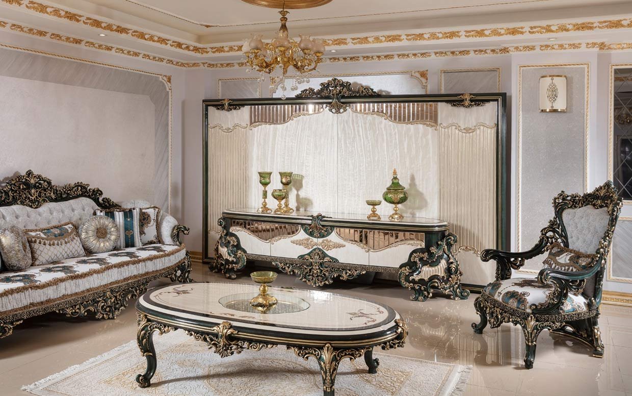 saltanat yemek odasi takimi 25 1 | Özbay Furniture Maroc