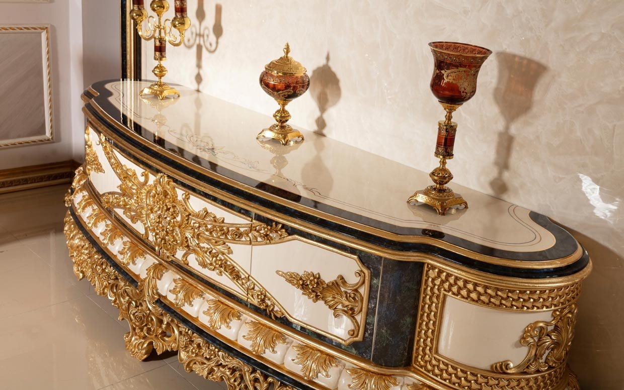 sultan klasik koltuk takimi 5 1 1 | Özbay Furniture Maroc