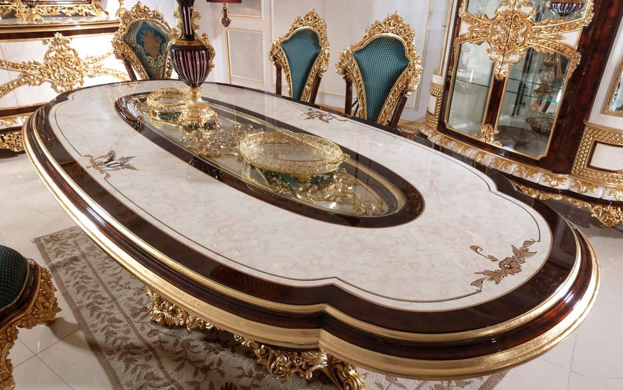 sultan yemek odasi takimi 19 | Özbay Furniture Maroc