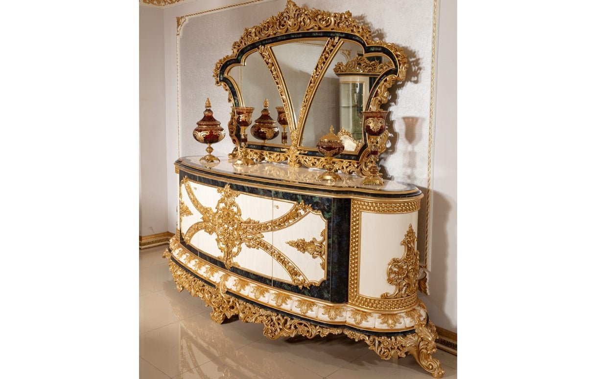 sultan yemek odasi takimi 6 1 | Özbay Furniture Maroc
