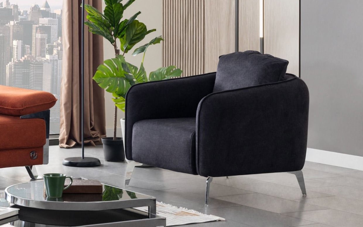 tokyo nikel koltuk takimi 12 | Özbay Furniture Maroc