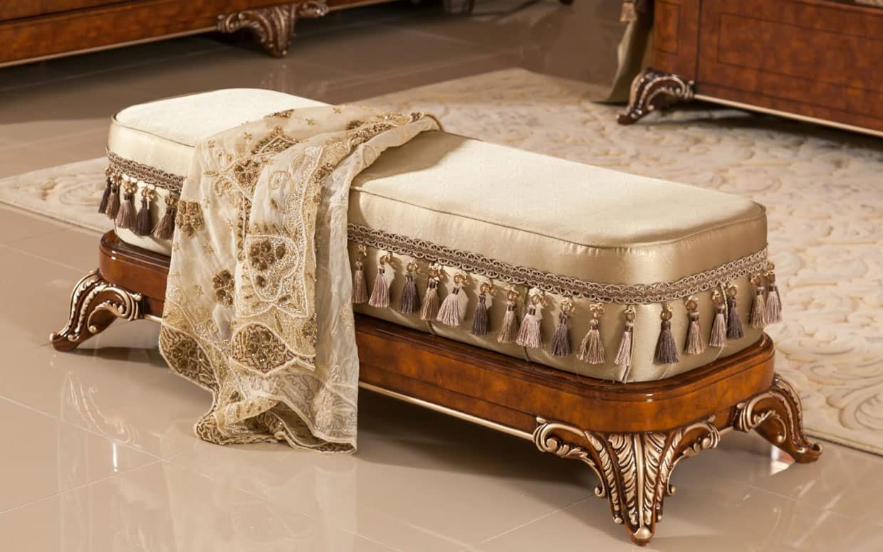 yakut klasik yatak odasi takimi 17 | Özbay Furniture Maroc