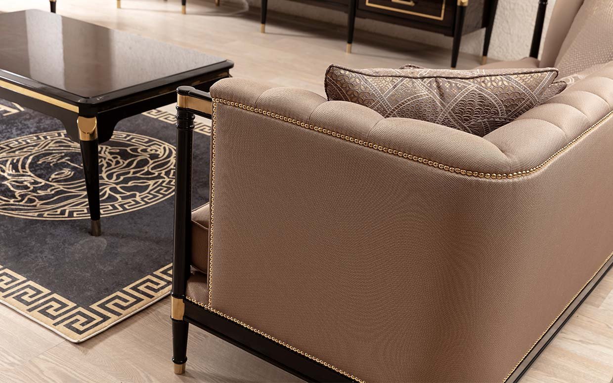 yakut luxury koltuk takimi 2 | Özbay Furniture Maroc