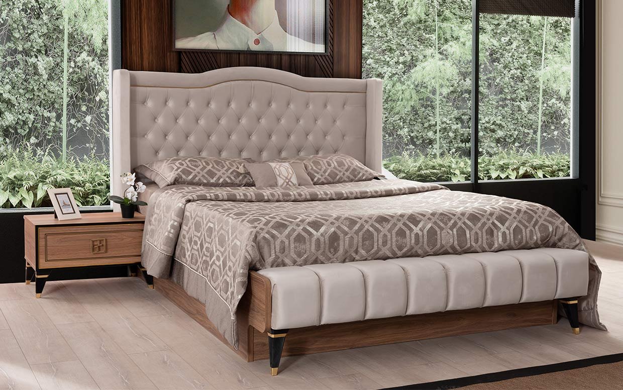 yeni torino ceviz yatak odasi 8 | Özbay Furniture Maroc