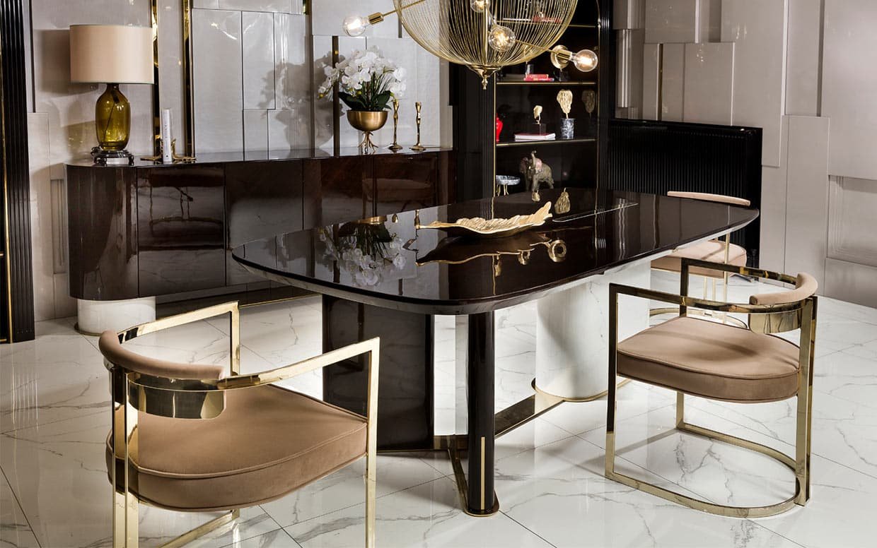 zn noiram luxury yemek odasi 19 | Özbay Furniture Maroc
