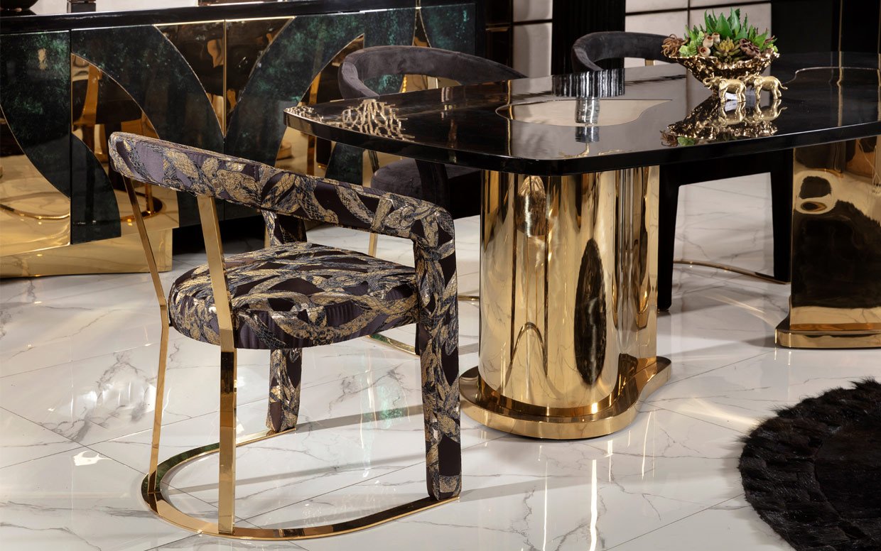 Lisbon Luxury Metal Sandalye