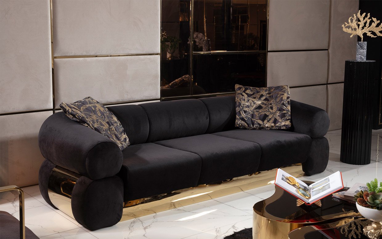 Lisbon Luxury Üçlü Koltuk