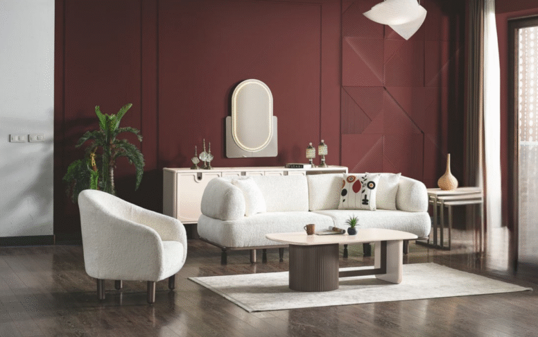 Modern detaylar ve gürgen ahşap yapısı sayesinde koltuk takımlarımız uzun ömürlü, konforlu ve göz alıcı bir duruş sergiler.