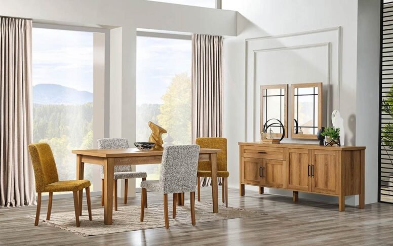 Her daveti özel kılacak şık yemek odası takımı. 5 şube ve yurt dışı teslimat ayrıcalığıyla hizmetinizde!