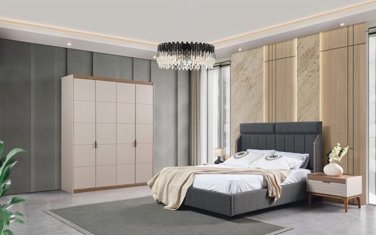 Yatak odalarımız, modern tasarımı ve kaliteli işçiliğiyle evinize zarif bir hava katar. ISO 9001 standartlarında üretilen sağlam iskeleti uzun yıllar güvenle kullanmanızı sağlar. Bazalı karyola yapısı ise eşyalarınızı düzenli tutmanız için ekstra depolama alanı sunar.