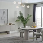 Çağdaş detaylarla öne çıkan modern yemek odasıyla mekânınıza dinamizm katın.