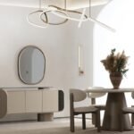 Kaliteli işçilik, modern tasarım! Masa ve konsol detaylarıyla göz dolduran yemek odası takımı