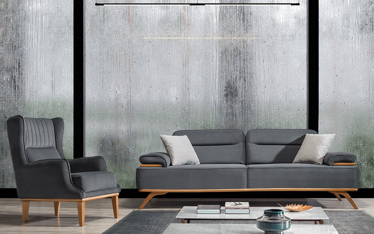 Şıklığı ve konforu buluşturan, yatak olabilen modern koltuk takımları Özbay Mobilya kalitesiyle evinizde.