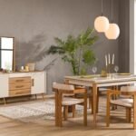 Masası fonksiyonel, sandalyeleri konforlu, konsolu şık! Modern yemek odası takımıyla fark yaratın.