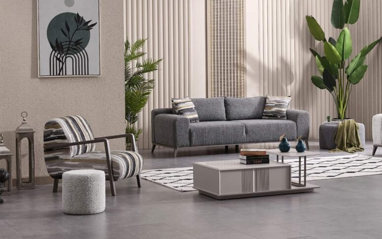 Gürgen ahşap kasasıyla sağlam, yatak olabilen mekanizmasıyla kullanışlı modern koltuk takımlarımızla yaşam alanınızı yenileyin.