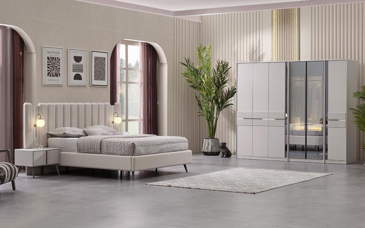 Modern stilin en güzel örneklerinden biri olan takım, fonksiyonel kullanım imkânı sunar. Tüm Türkiye ve Avrupa’ya teslimat avantajıyla satıştadır.