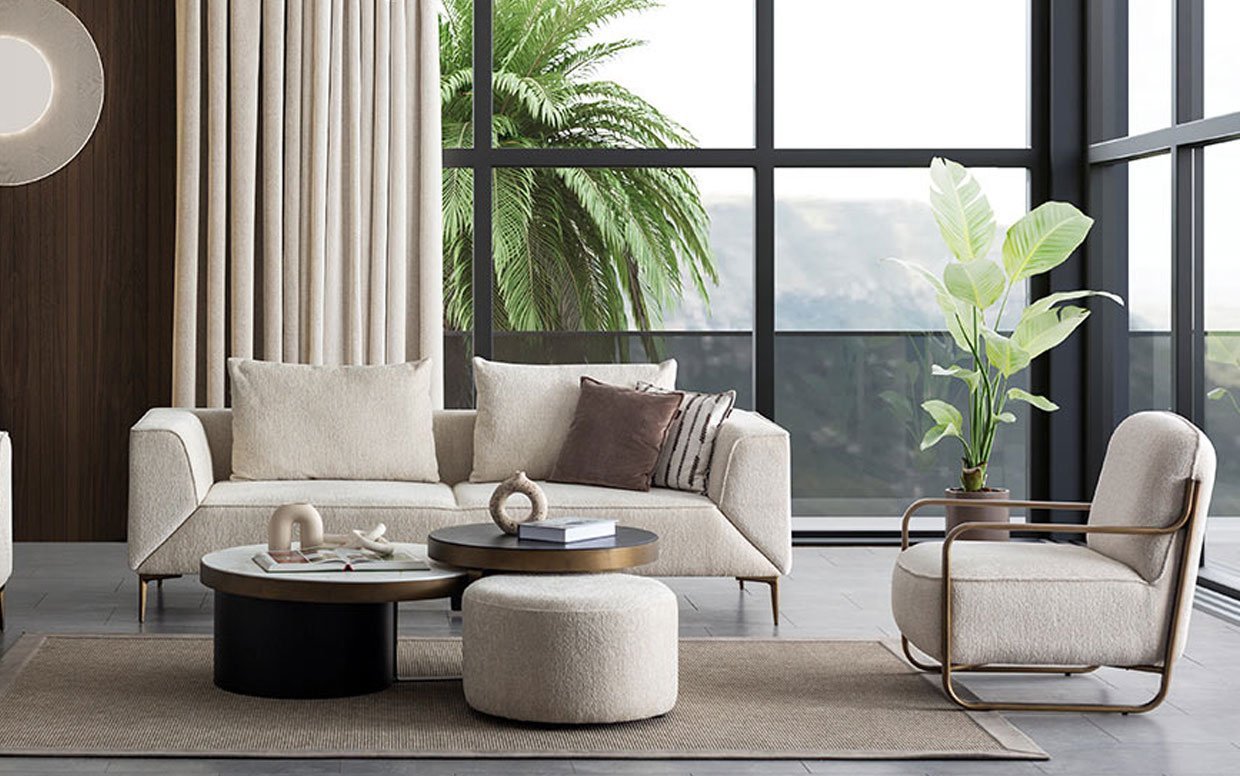 Modern çizgiler, sağlam yapı ve yüksek konfor: Özbay Mobilya koltuk takımlarıyla eviniz yenilensin.