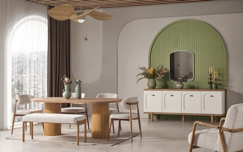 Lüks çizgiler, ince işçilik ve kaliteli malzeme… Kusursuz sofralar için tasarlandı.