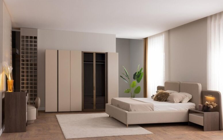 Her zevke hitap eden modern yatak odalarımızla evinizi yenileyin. Sağlam iskelet yapısı dayanıklılığı garanti eder. Askılıklı ve raflı dolap içeriğiyle kullanım kolaylığı sağlar.