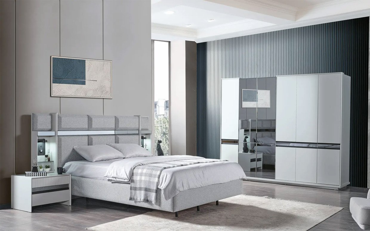 siesta yatak odası şık ve modern tasarımı ile göz kamaştırmakta