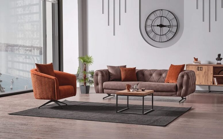 Gürgen ahşap kalitesiyle üretilen koltuk takımlarımız, modern görünümü ve yatak olabilen fonksiyonlarıyla yaşam alanlarınıza uyum sağlar.