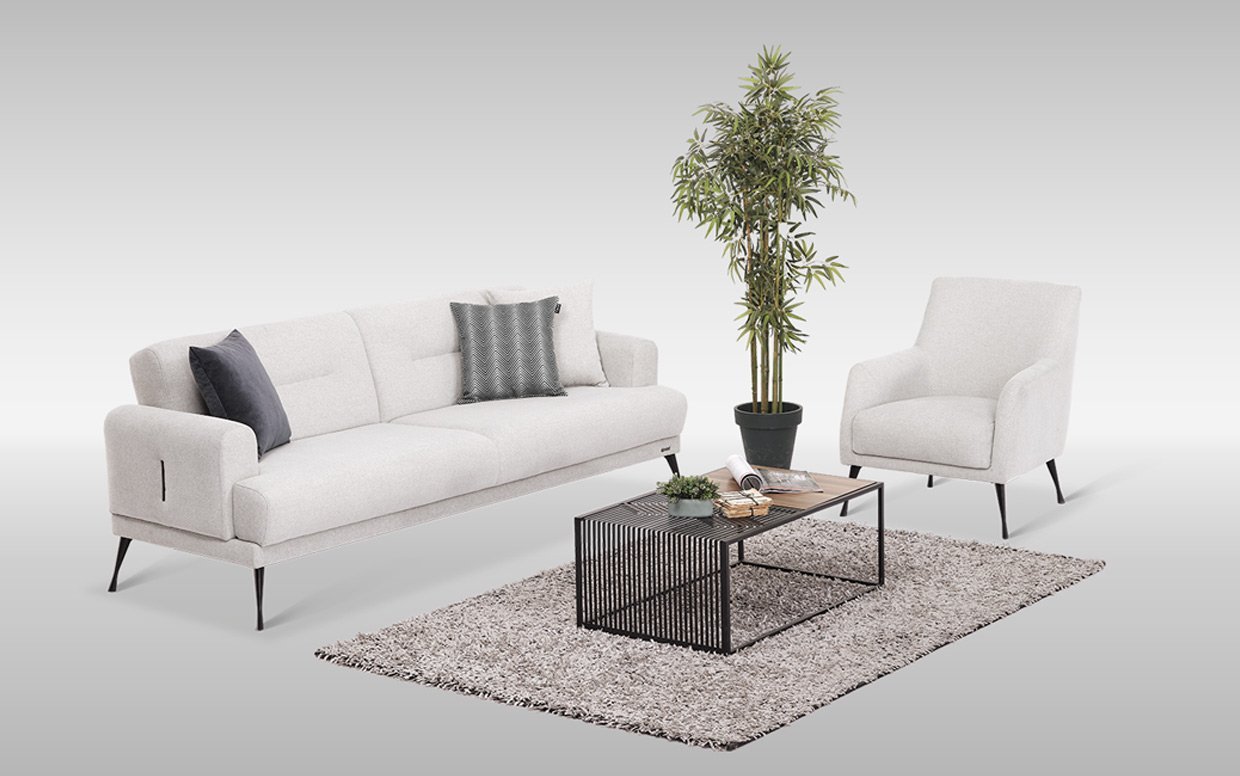 Modern yaşam alanlarına özel tasarlanan koltuk takımlarımız, gürgen ahşap yapısıyla sağlam, renk değişimleriyle özgün bir stile sahip.