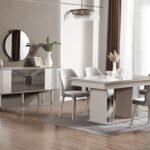 Yurt içi ve yurt dışına gönderim kolaylığıyla Özbay Mobilya, modern yemek odası takımlarını her yere ulaştırır.