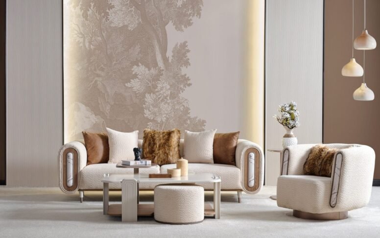 Her zevke uygun renk seçenekleriyle, dayanıklı gürgen kasalı koltuk takımlarında Özbay Mobilya farkı.