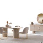 4-6 kişilik oturum kapasitesiyle hem günlük kullanıma hem misafir sofralarına uygundur. Her detayda kaliteyi yansıtır.