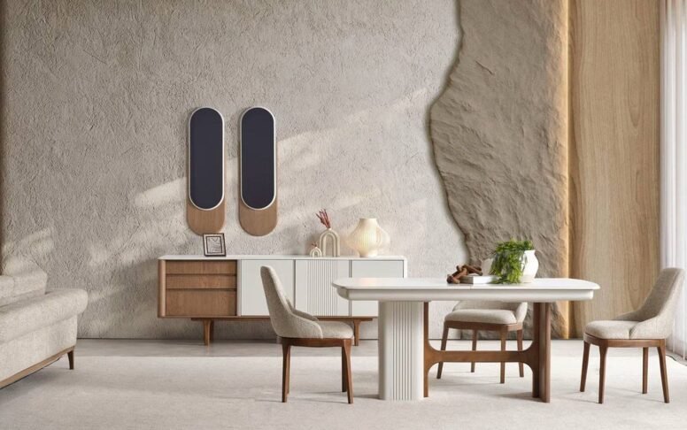 lslatte yemek odasi takimi 9 | Özbay Furniture Maroc