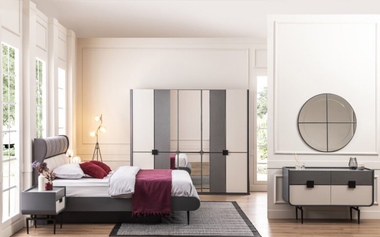 Modern çizgileriyle dikkat çeken yatak odalarımız, bazalı yapısı ve fonksiyonel dolap tasarımıyla maksimum kullanım alanı sunar.