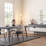 odern çizgilerle tasarlanan bu yemek odası takımı, 4-6 kişilik yapısıyla konforu ve şıklığı bir araya getirir. Her detayda kaliteyi hissedin.