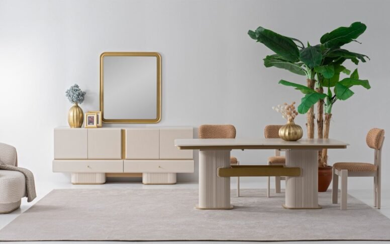 Venessa yemek odasi takimi 1 | Özbay Furniture Maroc