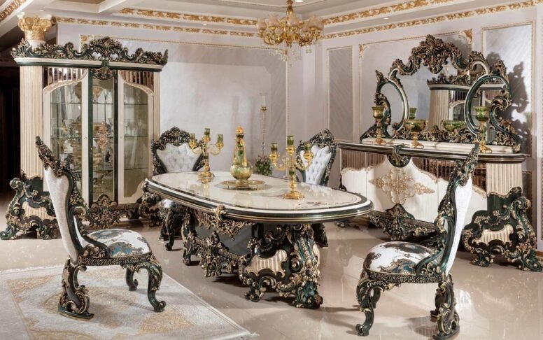 saltanat yemek odasi takimi 16 | Özbay Furniture Maroc
