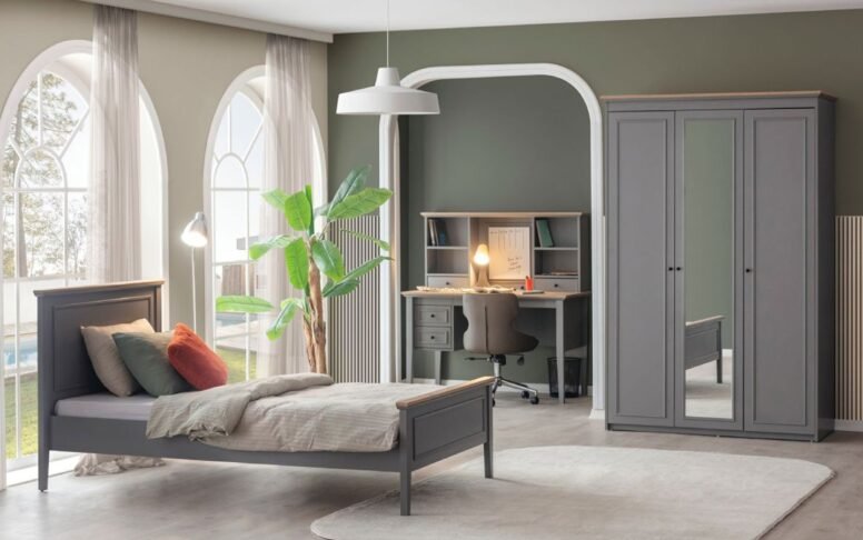 sv petra gri cocuk odasi takimi 2 | Özbay Furniture Maroc